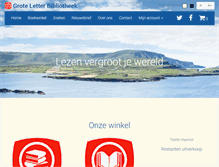 Tablet Screenshot of groteletter.nl